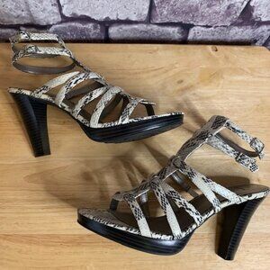 Fergalicious Strapy High Heels Size 9